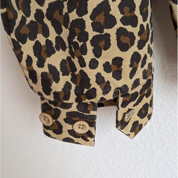 Supreme Toy Machine Harrington Animal Print Leopard Cotton Twill Jacket, size S - Picture 7 of 13